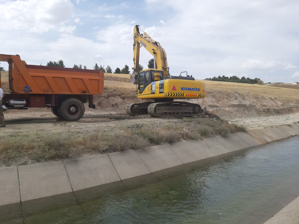 Reconstruction, restoration, and dredging of the irrigation and drainage networks currently under operation in the province (Qeshlaq, Gavshan, Lagzi, and Qezelchesu).